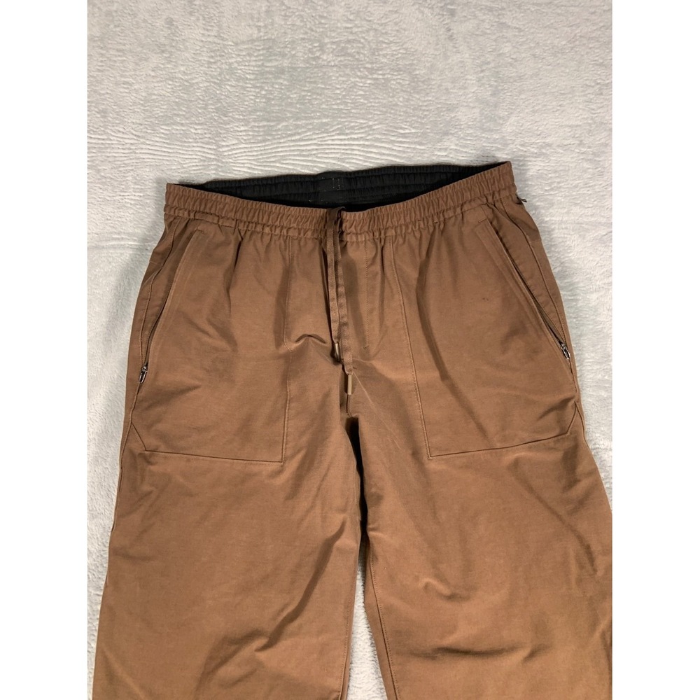 Lululemon Pants Mens XL Brown Chino Straight Leg Body: Face: Elastic Waist - Picture 2 of 11